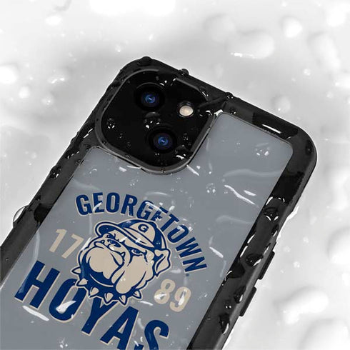 Georgetown University Hoyas 1789 iPhone 15 Plus Waterproof Case